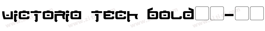 victoria tech bold字体字体转换